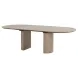 Clements Oak Extendable Oval Dining Room Set