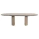Clements Oak Extendable Oval Dining Room Set