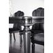 Melodi Parc Black 84" Rectangular Dining Table