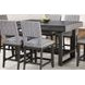 Potton Gray Rectangular Counter Height Dining Room Set