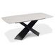 Lenvik Black and White 71" Rectangular Dining Table