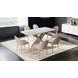 Lenvik Brown and White Rectangular Dining Room Set