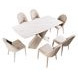 Lenvik Brown and White Rectangular Dining Room Set