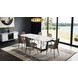 Norelli Silver and White Rectangular Dining Room Set