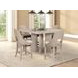 Sterling West White Oak 54" Square Counter Height Dining Table