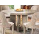 Sterling West White Oak Round Dining Room Set
