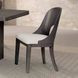 Sterling West Ash Gray and White Upholstered Side Chair Set of 2