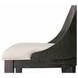Sterling West Ash Gray and White Upholstered Side Chair Set of 2