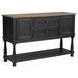 Neue Mills Black and Brown 2 Door Server