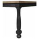 Neue Mills Black and Brown 78" Rectangular Dining Table