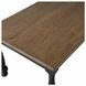 Neue Mills Black and Brown 78" Rectangular Dining Table