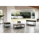 Neue Mills Weathered Black and Brown Rectangular Sofa Table