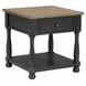 Neue Mills Weathered Black and Brown Rectangular Occassional Table