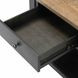 Neue Mills Weathered Black and Brown Square End Table