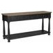 Neue Mills Weathered Black and Brown Rectangular Occassional Table