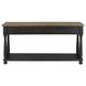 Neue Mills Weathered Black and Brown Rectangular Sofa Table