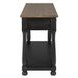 Neue Mills Weathered Black and Brown Rectangular Occassional Table