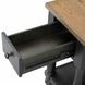 Neue Mills Weathered Black and Brown Rectangular Chairside Table