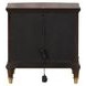 Westerham Dark Cherry Rectangular End Table with Pull Out Tray and LED
