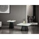Sindal Black and White Square Marble Top Cocktail Table