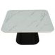 Sindal Black and White Square Marble Top Cocktail Table