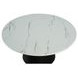 Sindal Black and White Round Marble Top Cocktail Table