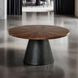 Surdal Black and Brown Round Cocktail Table