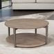 Roros Natural Round Occasional Table Set with Casters