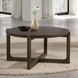 Vellara Dark Walnut 42" Round Occasional Table Set