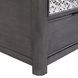 Sterling West Ash Gray Rectangular Chairside Table with USB Charging