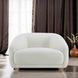 Kolvere White Upholstered Accent Chair