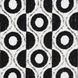 Viviani Black and White Upholstered Accent Chair with Pillow