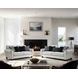 Viviani White and Black Living Room Set