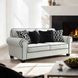 Viviani White and Black Living Room Set