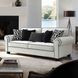 Viviani White and Black Living Room Set