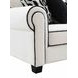 Viviani White and Black Living Room Set