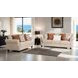 Buckhurst Taupe Living Room Set with Nailhead Trim