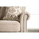 Buckhurst Taupe 67" Loveseat with Nailhead Trim