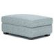 Queensbury Teal Upholstered Rectangular Ottoman