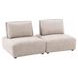 Stavanger Light Brown 2 Piece Modular Sectional
