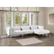 Paderborn Light Gray 123" RAF Sectional