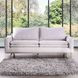 Monthey Oak and Light Gray 83" Sofa