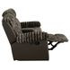 Dionysus Brown Glider Reclining Loveseat with USB Charging and LED