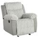 Dionysus Gray Glider Recliner