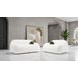 Darwen White 84" Sofa with Pillow