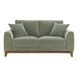 Watton Olive Green Living Room Set with Pillows