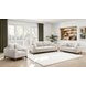 Watton Light Gray Living Room Set with Pillows