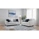 Enea Light Gray 64" Loveseat with Pillows