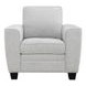 Enea Light Gray Upholstered Lounge Chair