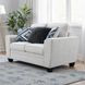 Enea Light Gray 64" Loveseat with Pillows